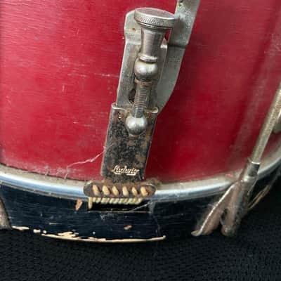 Ludwig Marching Snare 1963 - Red image 3