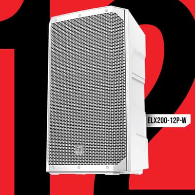 Electro Voice ELX200 12PW 12 Inch 1200W White 2 Pack Loudspeaker Bundle image 6