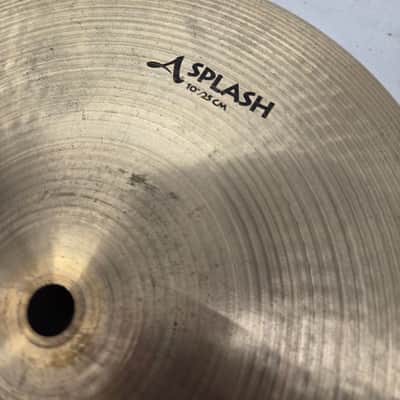 Zildjian 10" A Series Splash Cymbal - Traditional (245-14) image 4