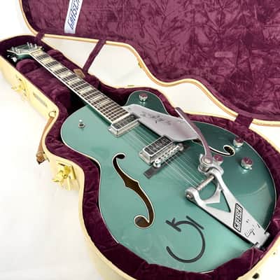 2021 Gretsch Custom Shop G6120 Masterbuilt Stephen Stern - Aged Sherwood Green Metallic - Trades image 1