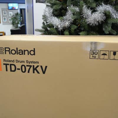 Roland TD-07KV V-Drum Kit with Mesh Pads 2021 - Black image 2