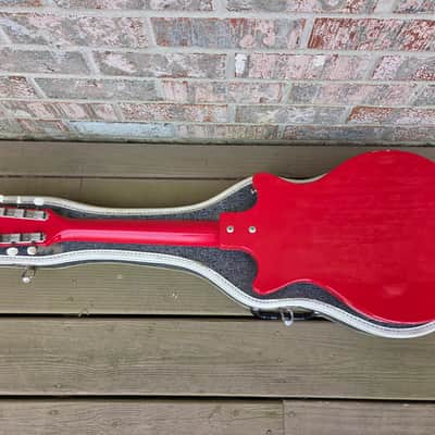 Vintage 1962 Tosca (Valco) Thunderstick Double Pickup Electric Guitar w/ Original Case! image 11