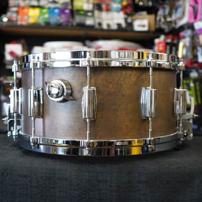 TAMA/JAPAN- Mastercraft #BB-156 | 6.5x14" Bell Brass Snare Drum w/ Die Cast Hoops & Amazing 3mm Shell image 7