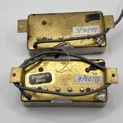 PRS Paul Reed Smith Dragon II Humbucker Pickup Set 1999 - Chrome image 4