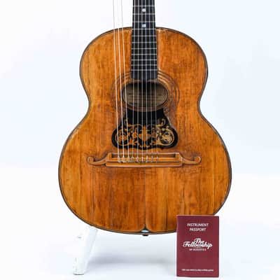 Giacinti Celeste & Figlio Harp Guitar 1880s image 3