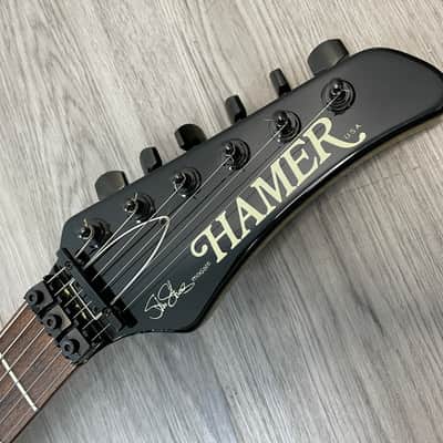 Hamer 1986 Steve Stevens SS1 Signature Gold Sparkle Electric Guitar image 13