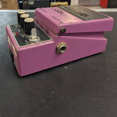 Boss BF-2 Flanger 1990's - Purple - Yellow/orange label image 6