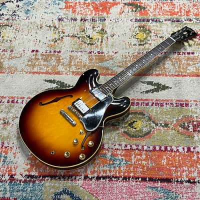 Vintage 1961 Gibson ES-335 Semi-Hollow in Sunburst with Original Lifton Case image 3