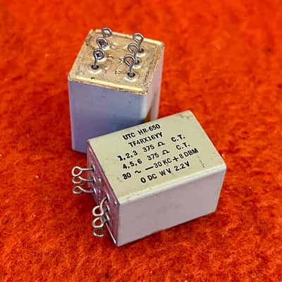 UTC HR-650 Audio input transformers c 1960’s original vintage USA image 2