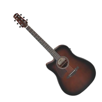 Ibanez AAD51LCE Lefty Acoustic-Electric Guitar – Left-Handed Advanced Acoustic Series, Dark Violin Sunburst image 1