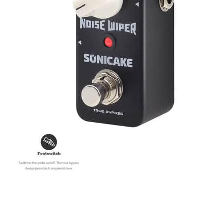 SONICAKE Noise Gate Effects Pedal Guitar Pedal Suppressor Noise Wiper Guitar Effects Pedal 2 Modes True Bypass image 3