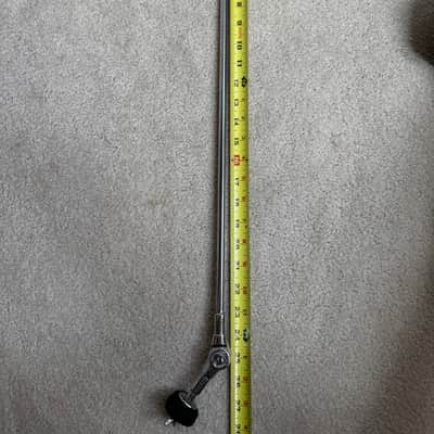 Premier Vintage Lokfast era Cymbal Stand Rod with Tilter - 23” Rod 70s - Chrome image 4