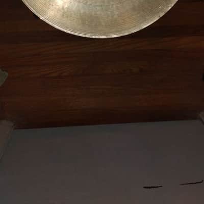 Zildjian 14" A. Zildjian Transition Stamp - small stamp Hi-Hat Cymbals (Pair)  1950s- Traditional image 6