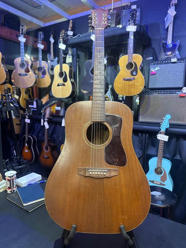 1972 Guild D-25, Mahogany Top, OHSC image 1