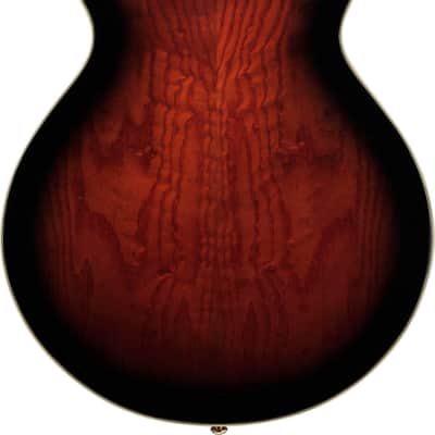 Ibanez AM Artstar 6 String Electric Guitar w/Case - Dark Brown Sunburst (AM153QADBS) image 6