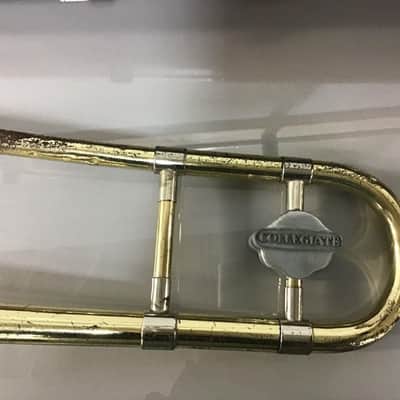 Holton Collegiate Trombone, with case and mouthpiece, USA. Acceptable condition image 16