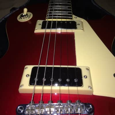 Epiphone Les Paul Deluxe Limited Edition Rare, Mini Humbuckers, Red Sparkle, with Hard Case image 2