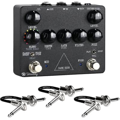Keeley Dark Side Workstation Multi-effects Pedal, 3 Patch Cable - Bundle - New image 1