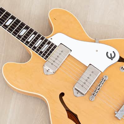 1990 Epiphone Casino Natural Near-Mint, Pre-Elitist Revolution w/ Case & Hangtag, Japan Terada image 8