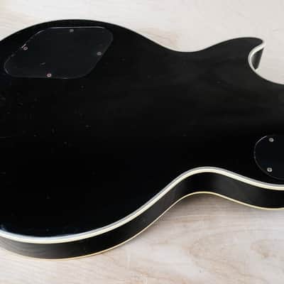 Burny RCL-65 Custom MIJ 1990 Black Beauty Made in Japan VH-1 PAF Pickups 1960 Reissue w/ Hard Case image 12