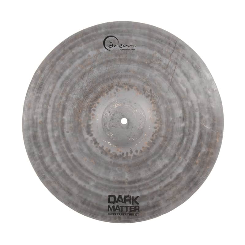 Dream Cymbals 17" Dark Matter Series Bliss Paper Thin Crash Cymbal image 1