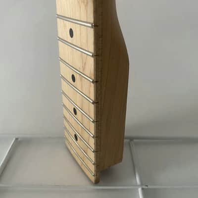 Unfinished Banana Headstock Guitar Maple Neck, 22 Frets Fingerboard image 3