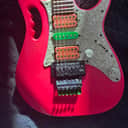 Ibanez Jem 777 Shocking Pink Prototype made for Steve Vai by Mike Lipe of LACS, First pearl pickguard Prototype Jem 1987/88 w/ letter