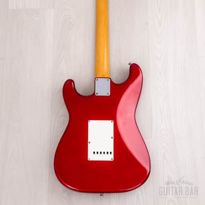1983 Fender Stratocaster '62 Vintage Reissue JV ST62-65 Candy Apple Red 100% Original, Japan MIJ Fujigen image 3