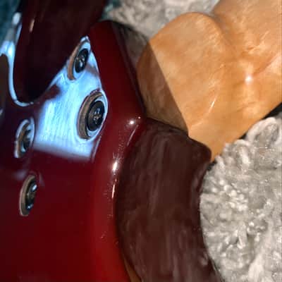 Strictly 7 Guitars custom shop   Super Strat Floyd    rose  red electric    guitar made in  the usa ohsc image 10