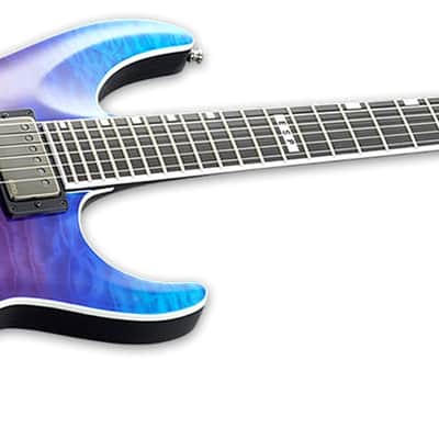 ESP E-II Horizon NT-II Blue Purple Fade w/case image 3