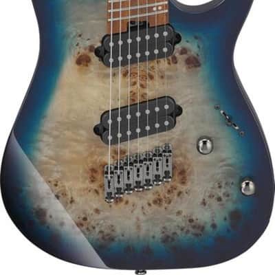 Ibanez RGMS7PB Multi-Scale 7-String Electric Guitar, Jatoba Fingerboard, Cosmic Blue Starburst image 2