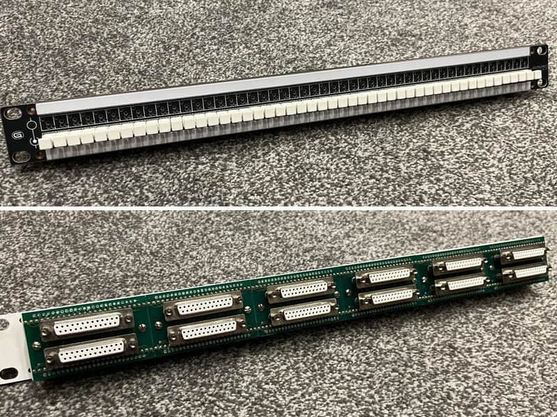 Ghielmetti 96 Point Patchbay Patch Panel with DSub25 Connectors - CSF 1x48 AV image 1