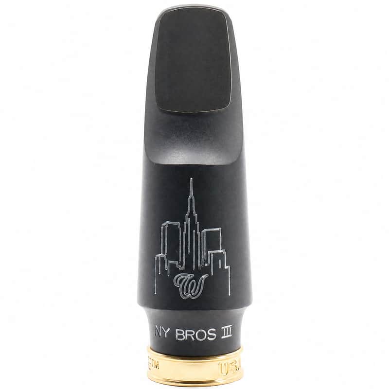 Theo Wanne NY BROS III Hard Rubber 8 Alto Saxophone Mouthpiece image 1
