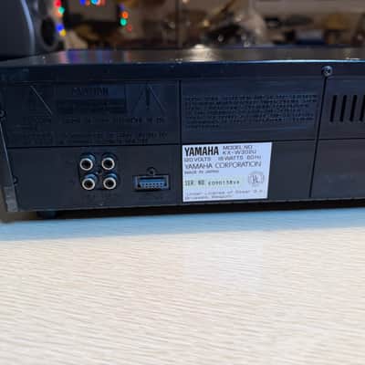 Yamaha KX-W302U Natural Sound Dual Cassette Deck Dolby B/C High Speed Dub Tested image 9