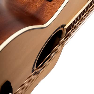 Ortega D7CE-4 Deep Series 7 Spruce Top Medium Scale 4-String Acoustic-Electric Bass Guitar image 11