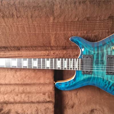 Carvin CT6 Aquaburst Quilt, Black Korina Electric Guitar image 3