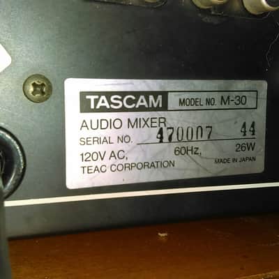 Vintage TASCAM M-30 8-Channel Analog Mixing Console image 5