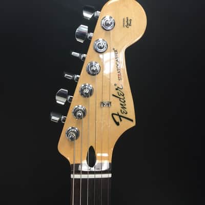 Fender ODM Custom Shop Tom DeLonge Stratocaster  Black w/ Black Competition Stripe Box Car Racer Era image 7