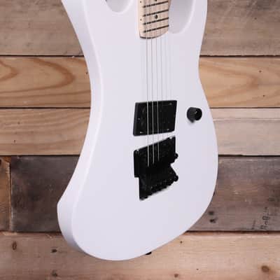 B.C. Rich Gunslinger Retro II Electric Guitar White w/ Floyd Rose image 2