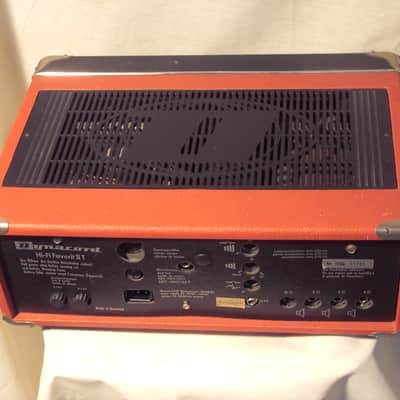 Dynacord Hi-Fi Favorit II Tube Amp 60-70 Red Black image 4