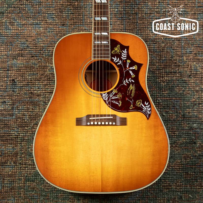 2025 Gibson Hummingbird Original acoustic guitar, Heritage Cherry sunburst, w/ original case image 1