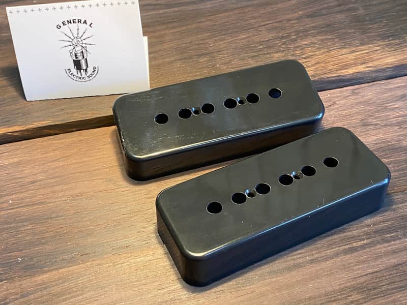 General Vintage Tone Pair   1950s Butyrate P90 Pickup cover - Soapbar True butyrate made original Gi image 1