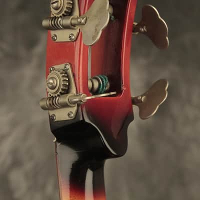 1966 AMPEG AEB-1 Scroll Bass w/original case & paperwork image 14
