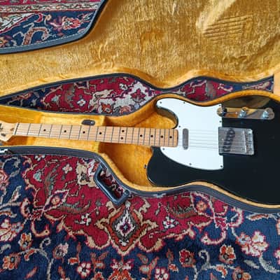 Fender Telecaster with Maple Fretboard Original 1975 Black image 2