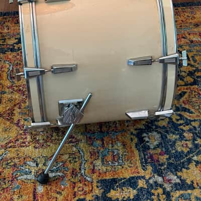 Tama Rockstar 16 x 22" Bass Drum White 80's 90's Made in Taiwan Vintage image 5