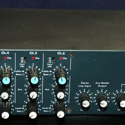 Ashly MX-406 Six Channel Stereo Mic Line Mixer Rack Mount MX406 image 7