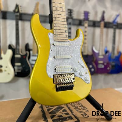 ESP LTD Javier Reyes Signature JRV-8 8-String Electric Guitar w/ Case-Metallic Gold image 3