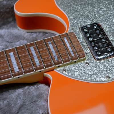 Fender Limited Edition Parallel Universe Series Deluxe Thinline Super Telecaster 2018 - Orange image 5