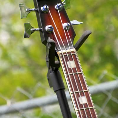 ~Space Bass~ 1967 Silvertone 1496 / Tesco EB-210 Hollowbody Violin Bass - Vintage Japan MIJ Beatle image 9