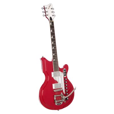 Airline Guitars '59 Newport DLX Red image 9